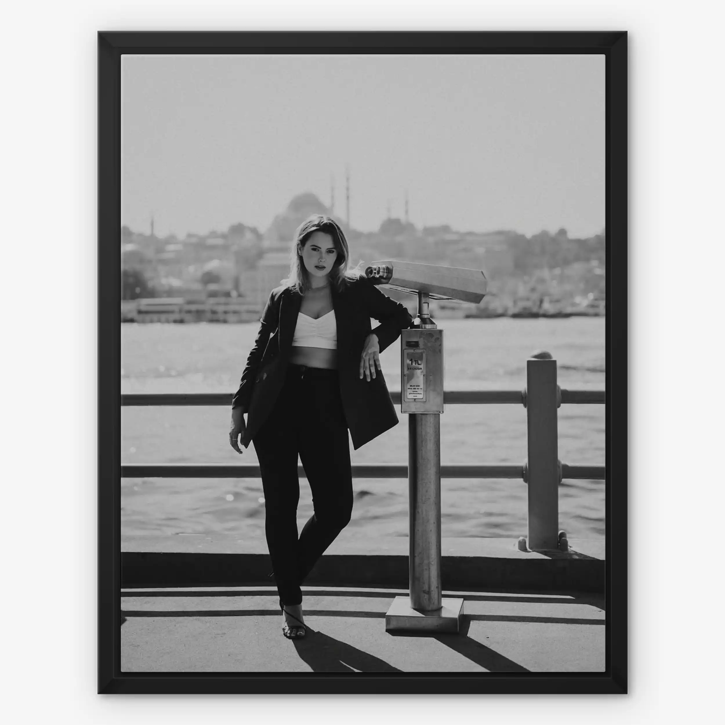 Global float framed canvas on premium stretcher bars, 16x20" / 41x51cm