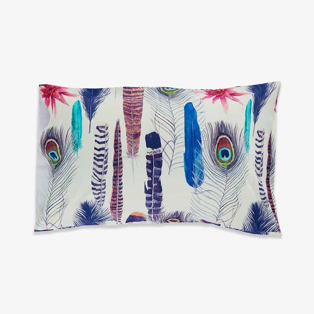 Standard Size Pillowcase - Printed face, back taupe color brushed fabric 4