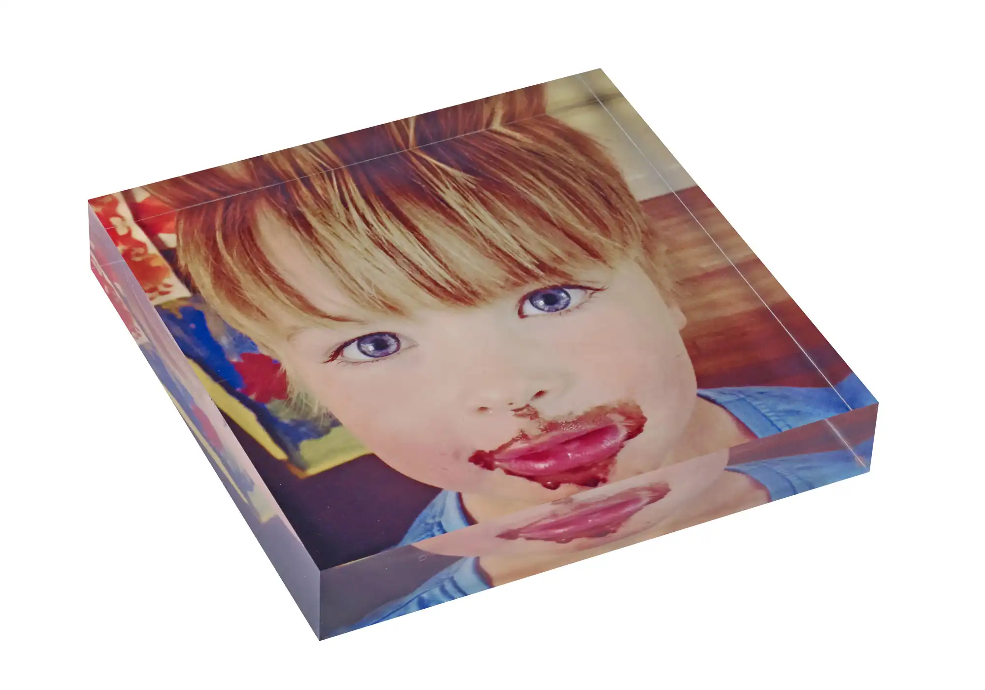 Acrylic prism with transparent background, 25mm acrylic block, 8x8" / 20x20cm [requires transparent png] - Photo 10