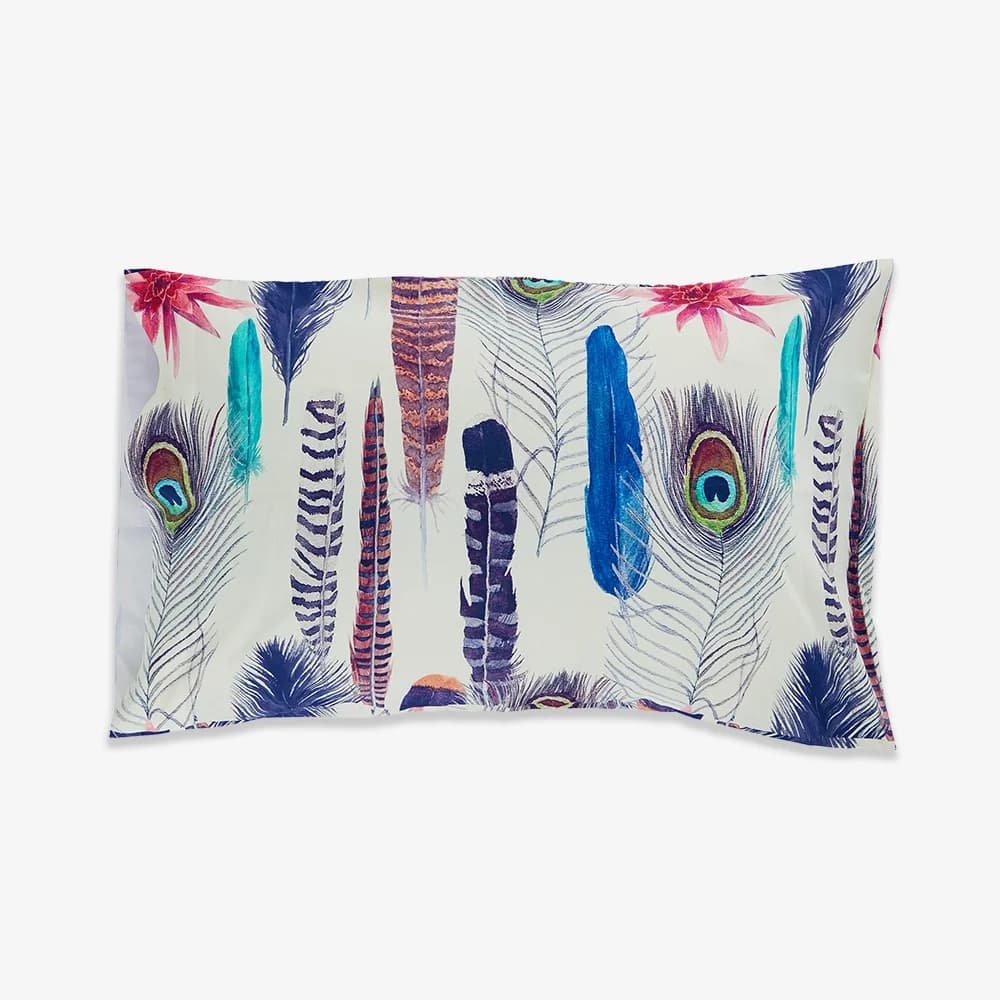 Standard Size Pillowcase - Printed face, back taupe color brushed fabric - Photo 4