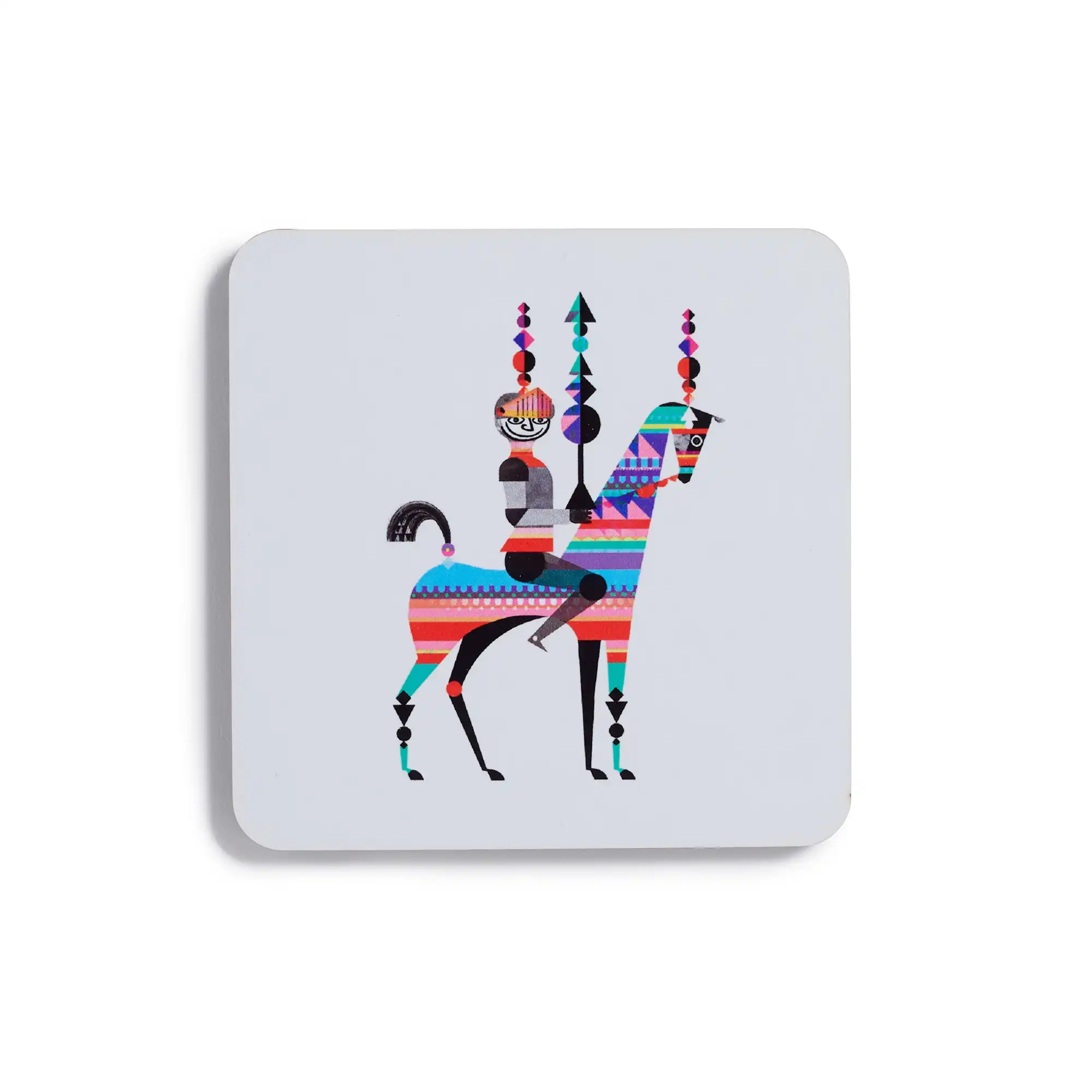 Cork drink coaster, 4" / 10cm - Set of 6 - Photo 4